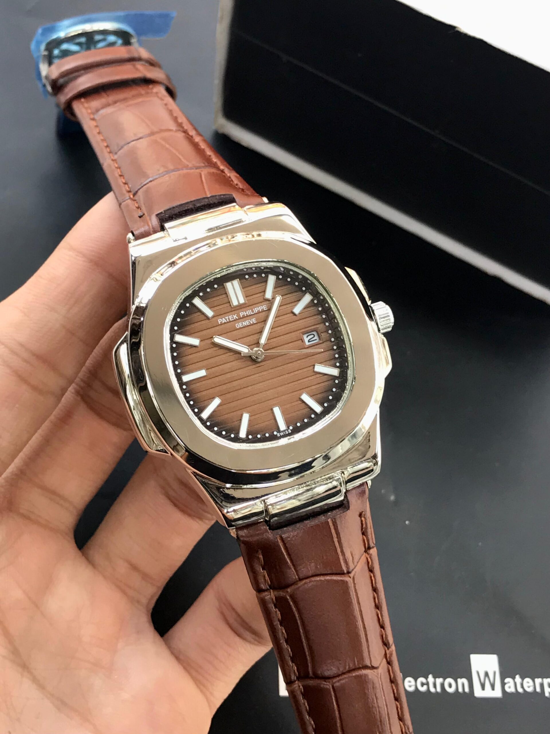 PATEK PHILLIPE NAUTILUS LEATHER STRAP