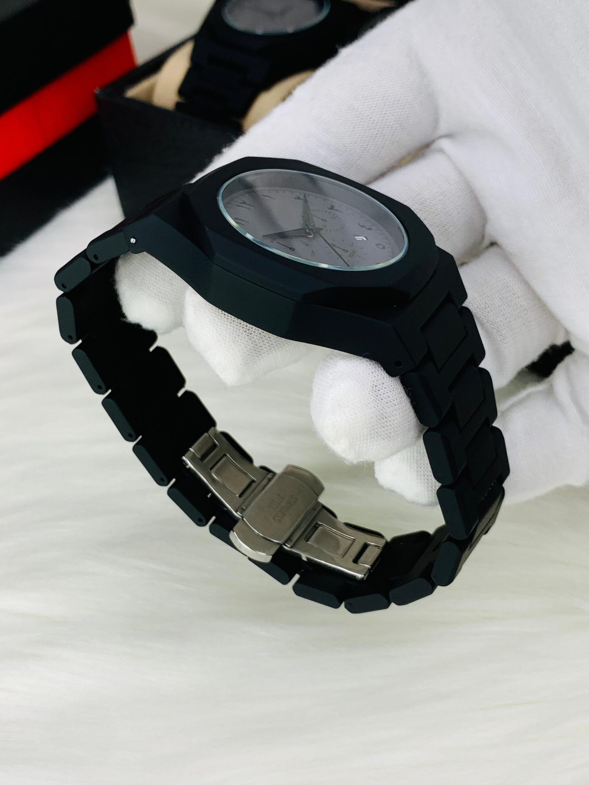 AURA WATCH-METAL CHAIN