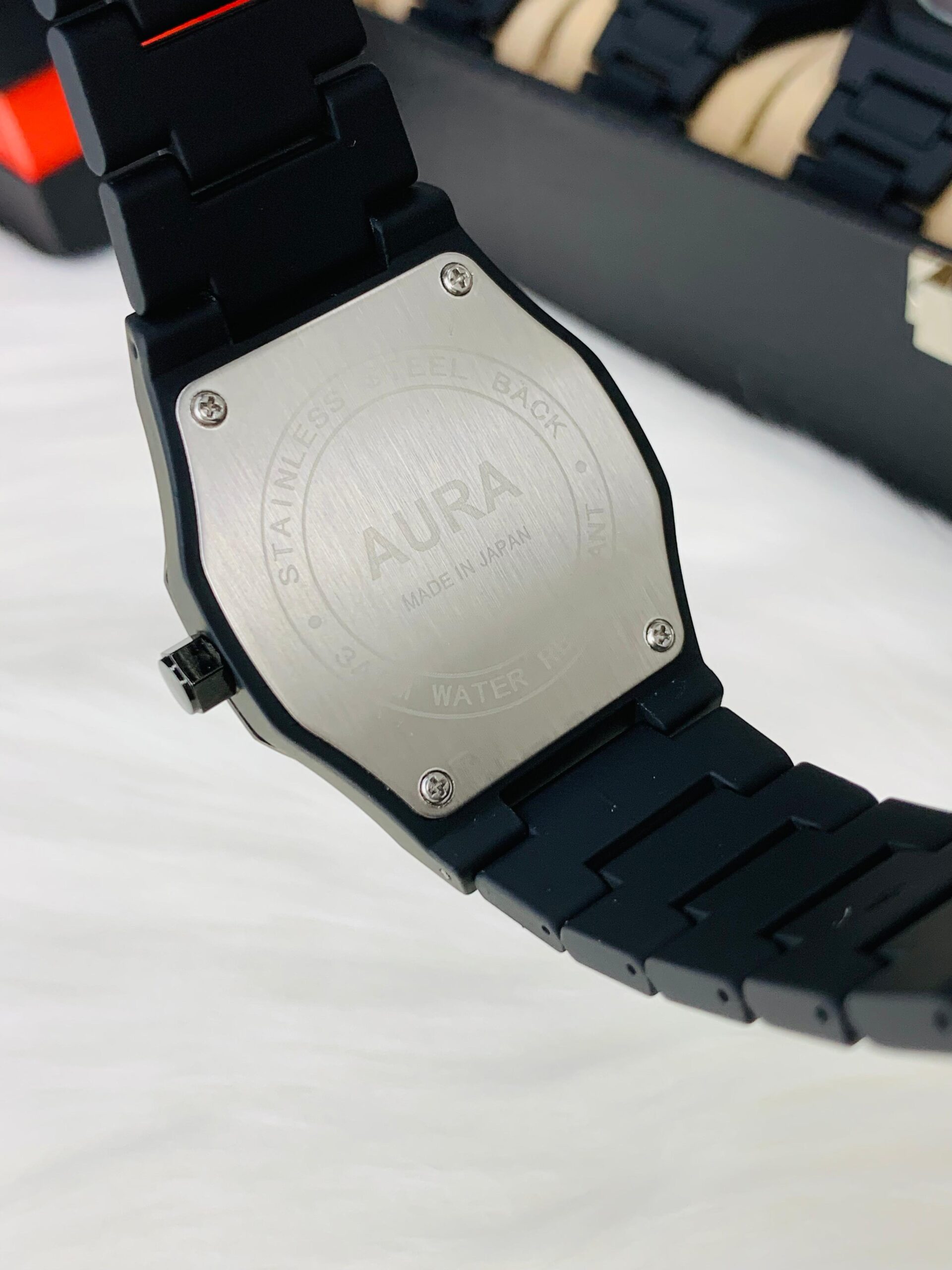 AURA WATCH-METAL CHAIN