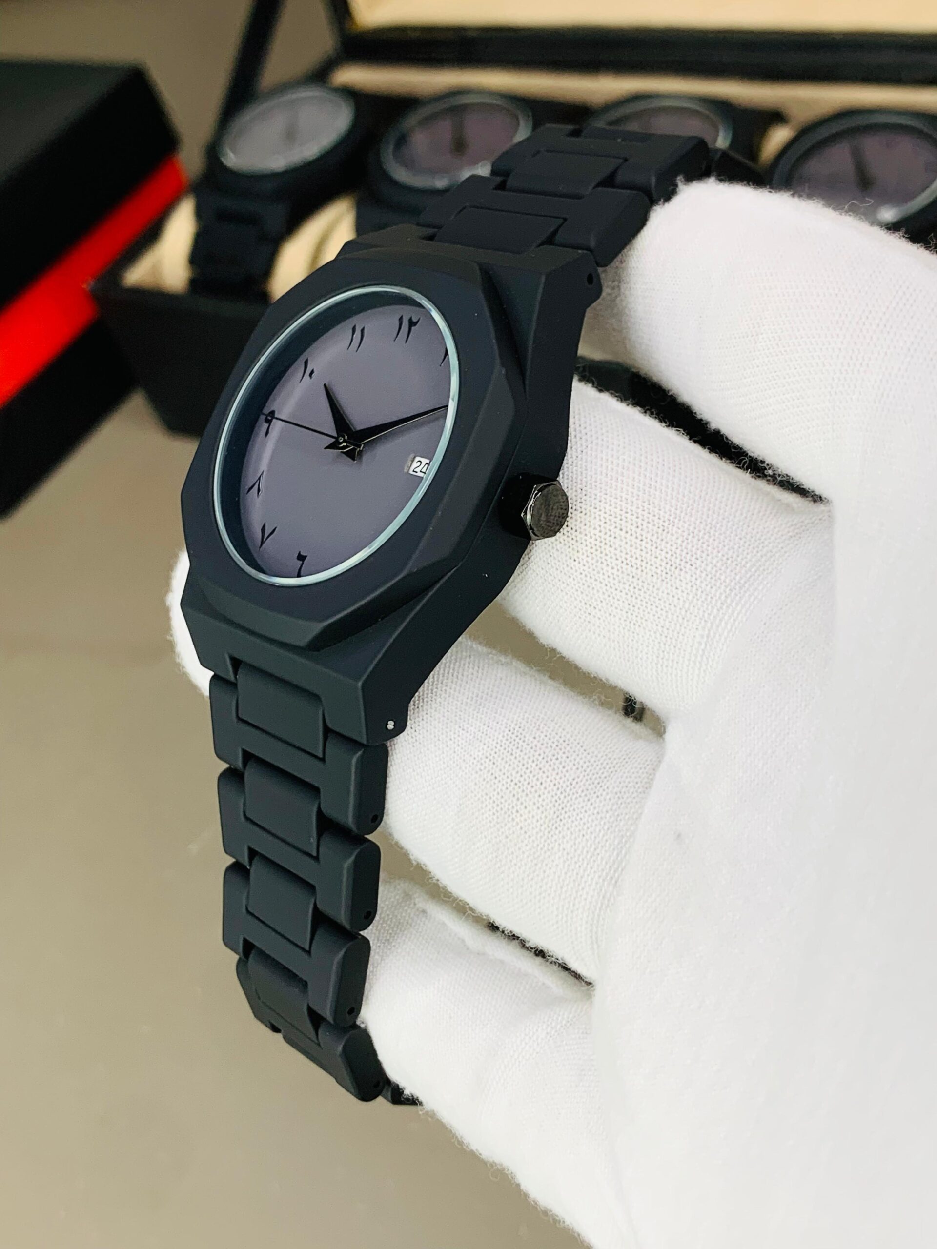 AURA WATCH-METAL CHAIN